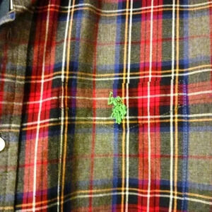 Polo Button Down Plaid